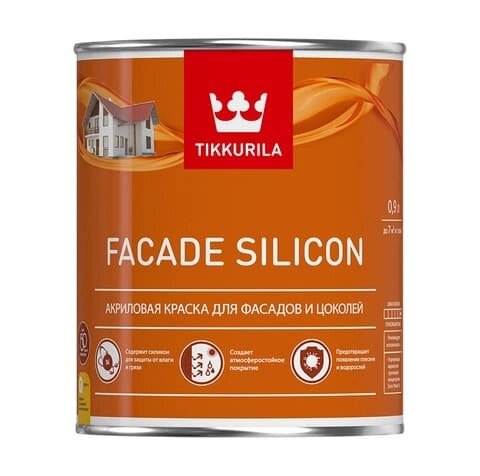 Краска фасадная Facade Silicon С мат. 2,7л 72124-01 от компании ИП Фомичев - фото 1
