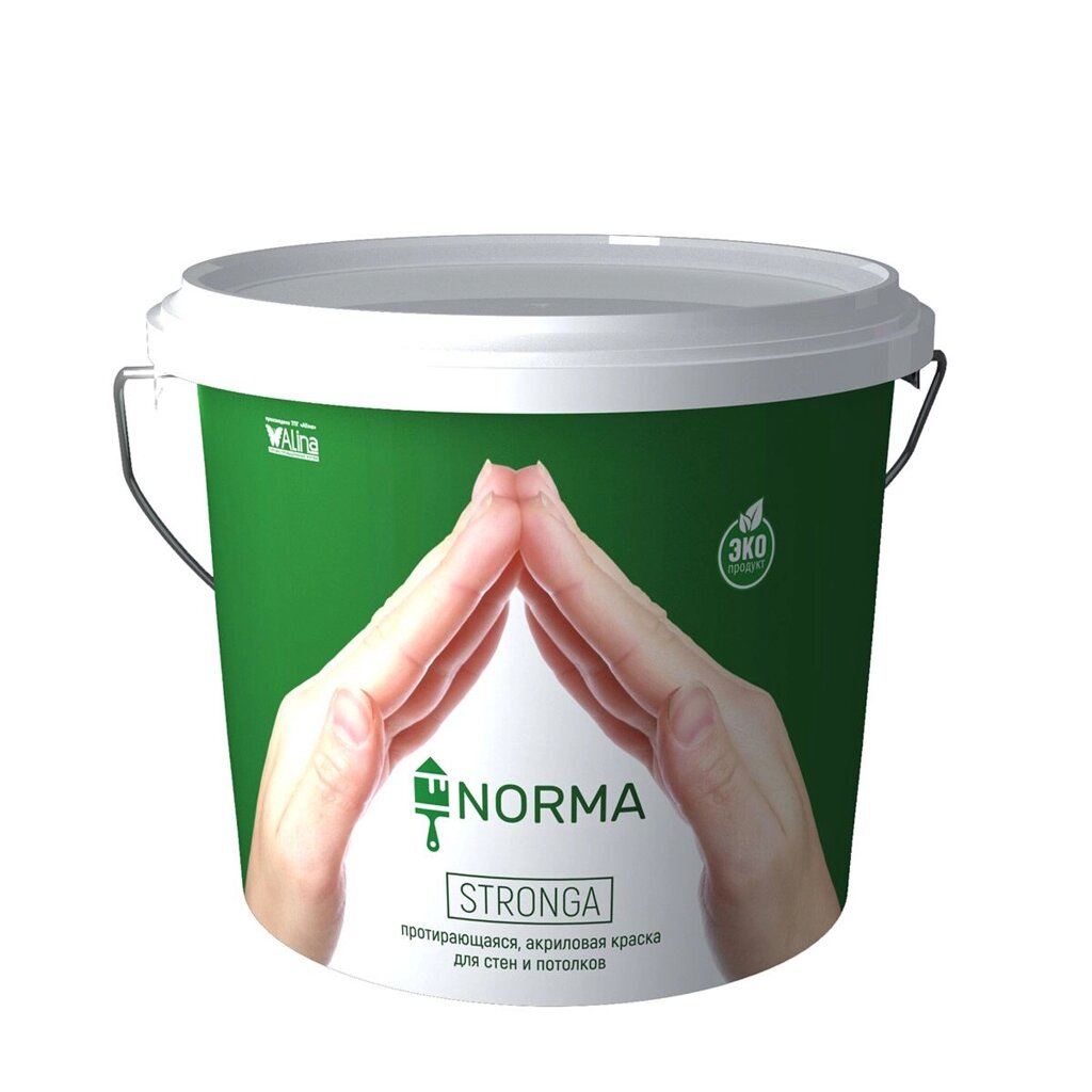 Краска водоэмульсионная, NORMA Stronga, 15 кг (интерьерная, протирающаяся) от компании ИП Фомичев - фото 1