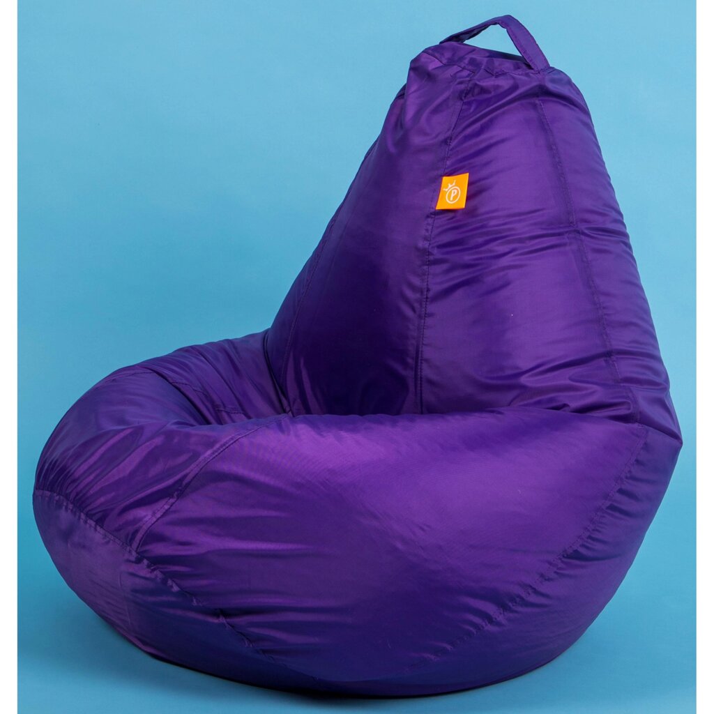 Кресло-груша Оксфорд XL фиолетовый от компании ИП Фомичев - фото 1