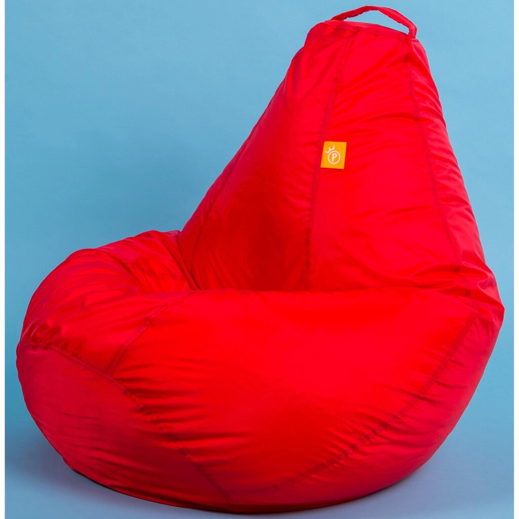 Кресло-груша Оксфорд XL красный от компании ИП Фомичев - фото 1
