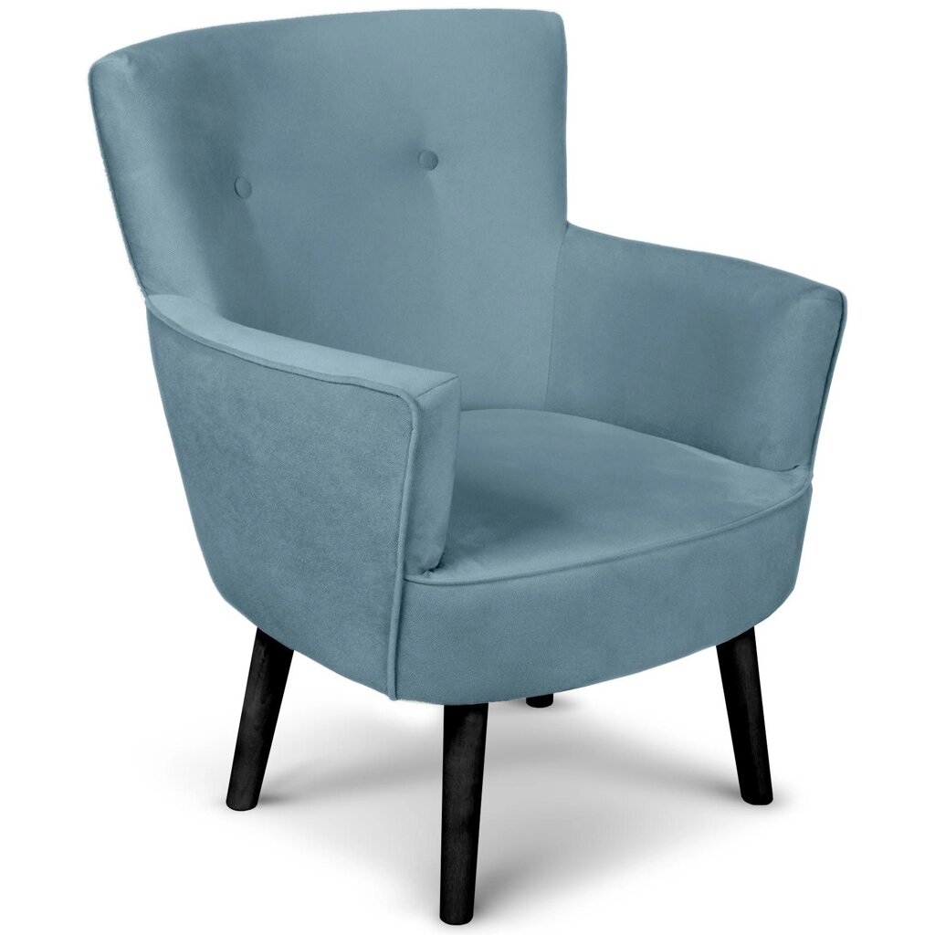 Кресло полиэстер Seasons Вилли 77x86x76 см цвет голубой от компании ИП Фомичев - фото 1