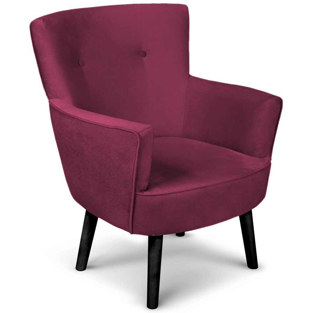 Кресло полиэстер Seasons Вилли 77x86x76 см цвет красный от компании ИП Фомичев - фото 1