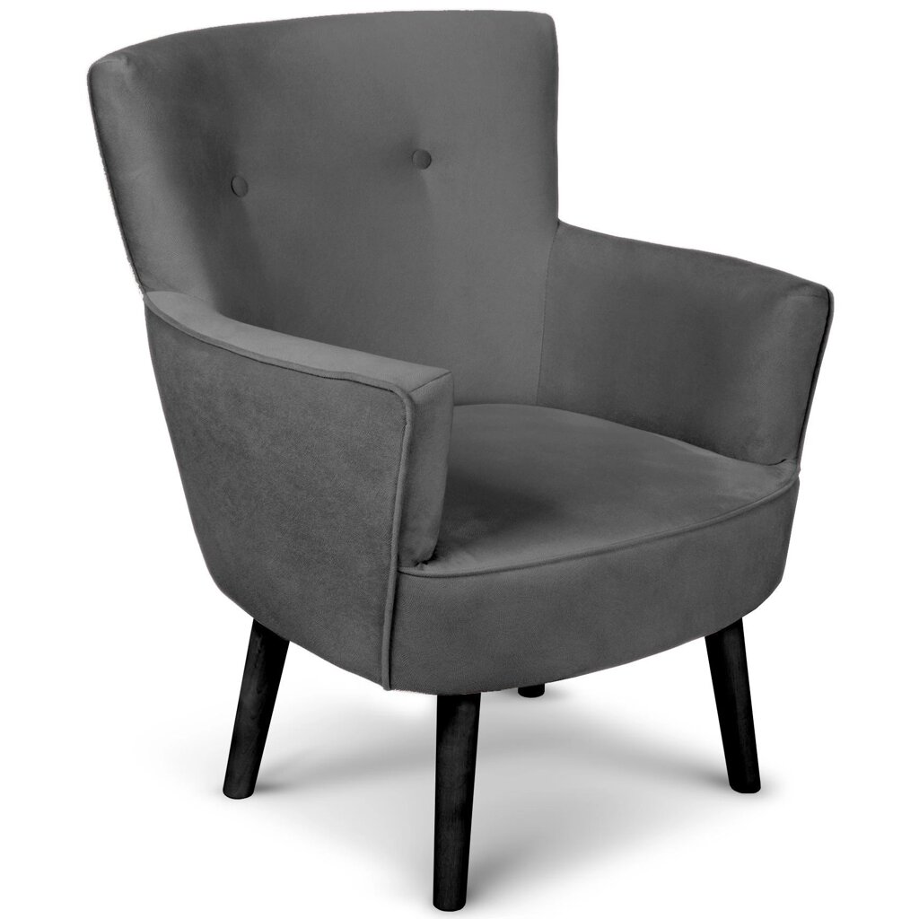 Кресло полиэстер Seasons Вилли 77x86x76 см цвет серый от компании ИП Фомичев - фото 1