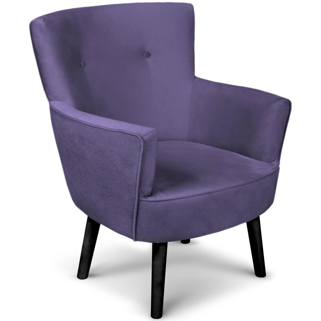 Кресло полиэстер Seasons Вилли 77x86x76 см цвет сиреневый от компании ИП Фомичев - фото 1