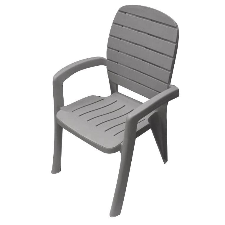 Кресло садовое Прованс 600x580x915 мм, цвет серый от компании ИП Фомичев - фото 1