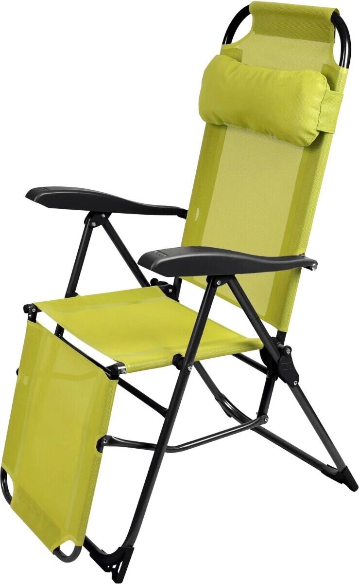 Кресло-шезлонг Nika 820x590x1160 мм лимонный от компании ИП Фомичев - фото 1