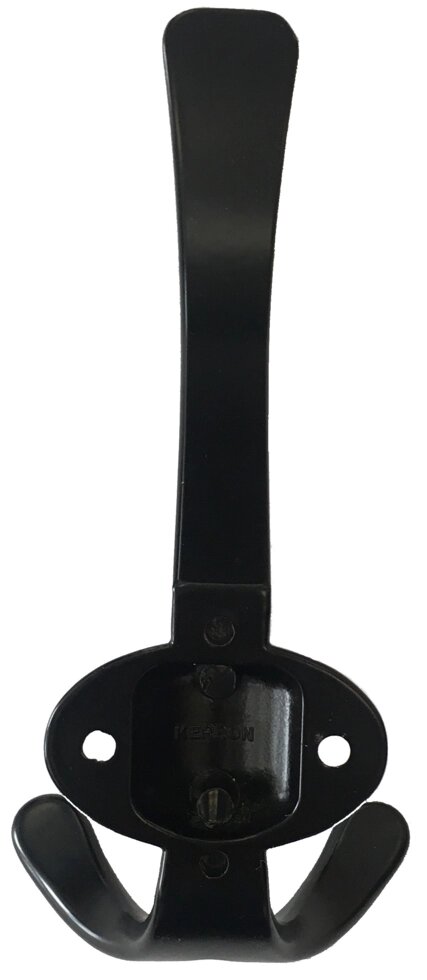 Крючок мебельный Kerron, цвет матовый черный от компании ИП Фомичев - фото 1