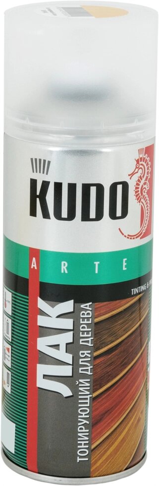 Лак тонирующий для дерева Kudo акриловый цвет сосна 520 мл от компании ИП Фомичев - фото 1