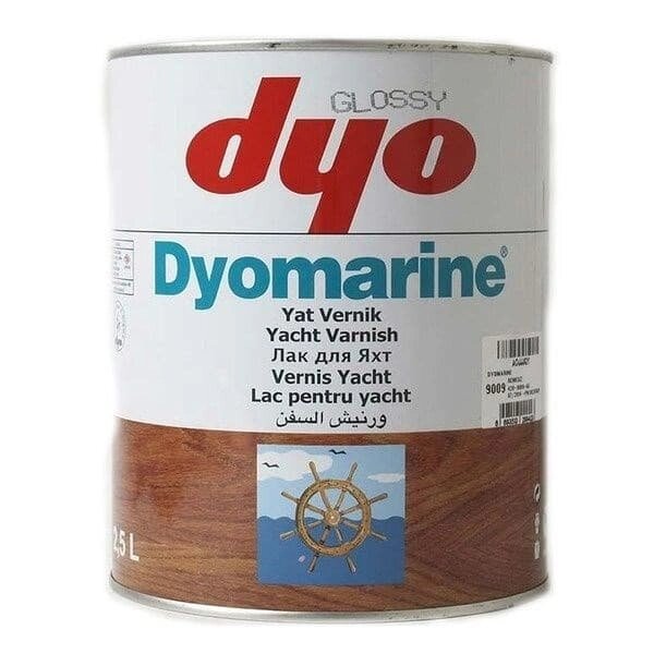 Лак яхтный DYO MARINE глянцевый, 2,5л от компании ИП Фомичев - фото 1