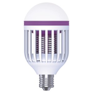 Лампа антимоскитная светодиодная E27 220 В 15 Вт холодный белый свет