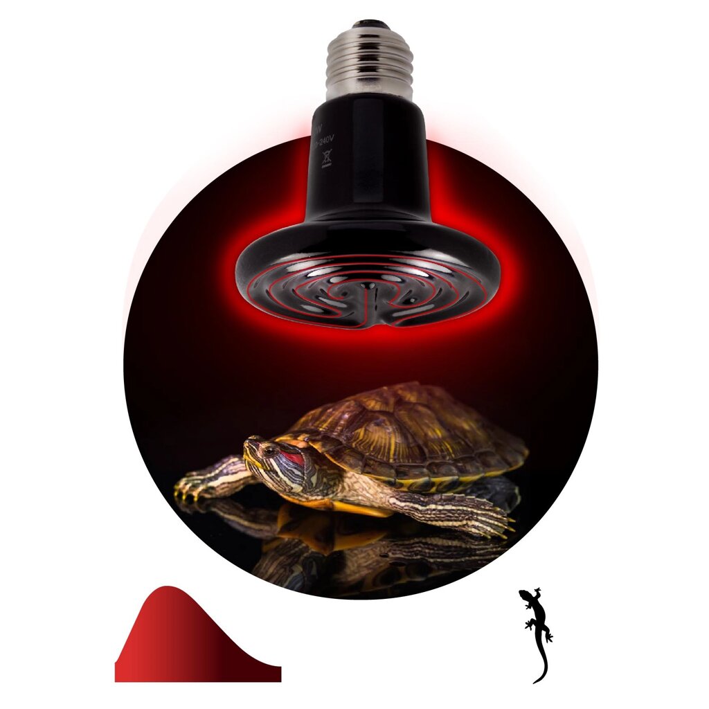 Лампа Эра Fito для террариумов с рептилиями Е27 50 Вт от компании ИП Фомичев - фото 1