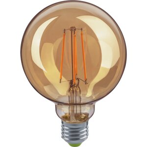 Лампа филаментная Онлайт G95-8-230-2.7K-E27-GD E27 220-240 В 8 Вт шар 810 Лм теплый белый свет