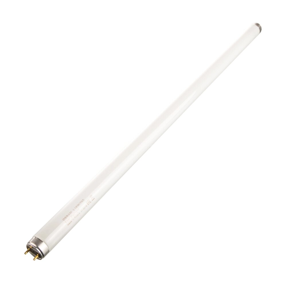 Лампа люминесцентная Osram T8 G13 18 Вт свет холодный белый 765 от компании ИП Фомичев - фото 1