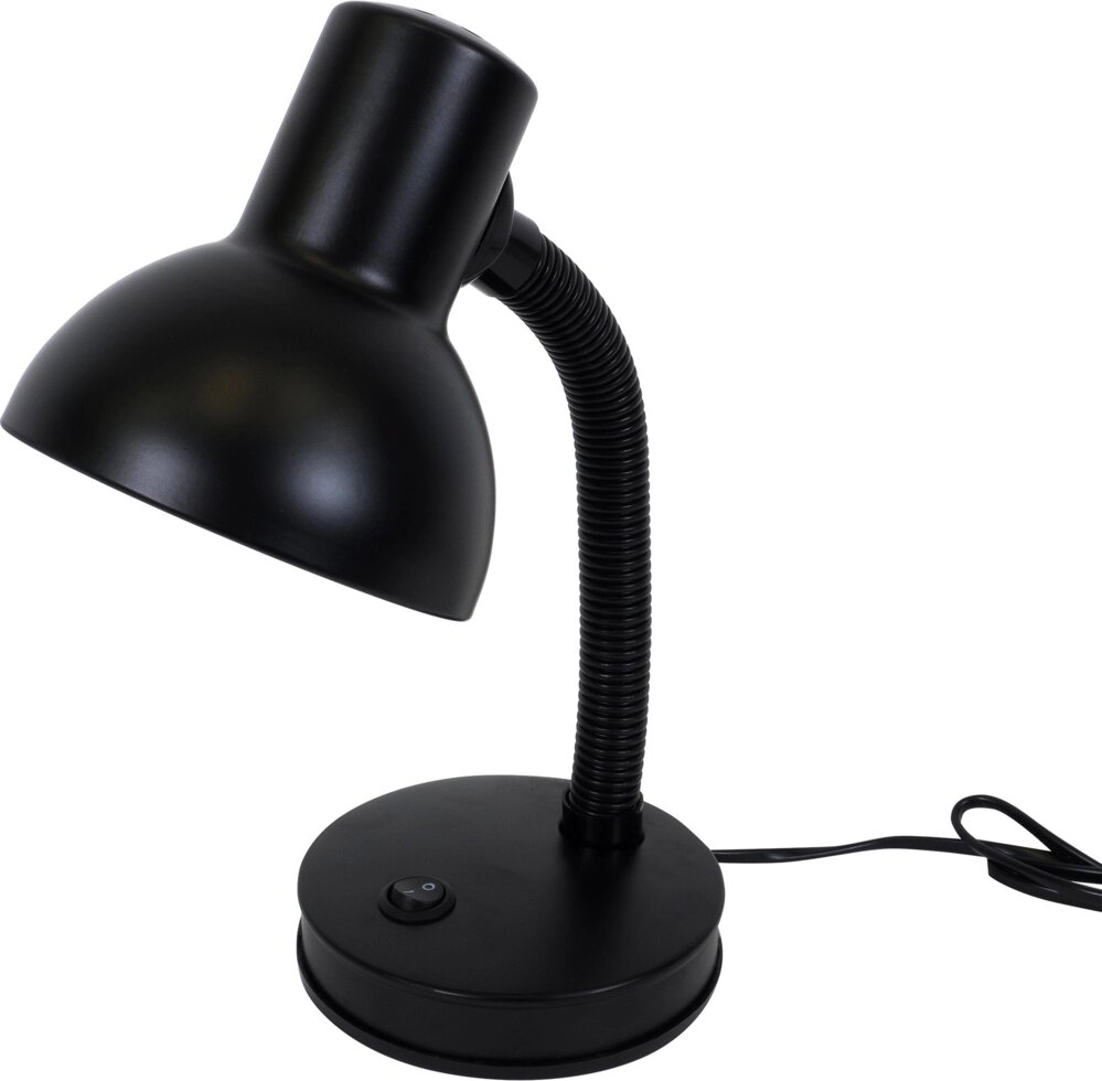 Лампа настольная «Buro» 1хE27х40 Вт, цвет чёрный от компании ИП Фомичев - фото 1