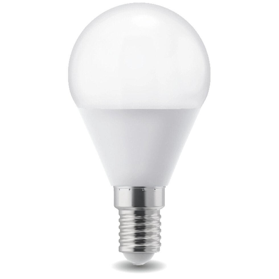 Лампа светодиодная E14 220-240 В 5 Вт шар матовая 400 лм нейтральный белый свет от компании ИП Фомичев - фото 1