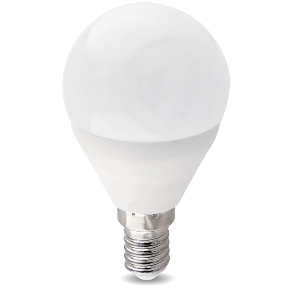 Лампа светодиодная E14 220-240 В 8 Вт шар матовая 750 лм нейтральный белый свет от компании ИП Фомичев - фото 1