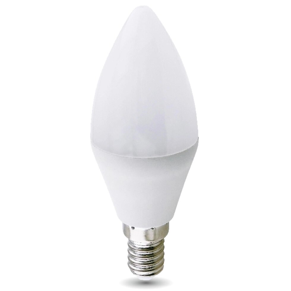 Лампа светодиодная E14 220-240 В 8 Вт свеча матовая 750 лм нейтральный белый свет от компании ИП Фомичев - фото 1