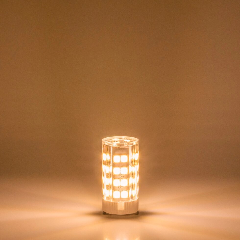 Лампа светодиодная G9 220 В 5 Вт кукуруза 425 лм, тёплый белый свет от компании ИП Фомичев - фото 1