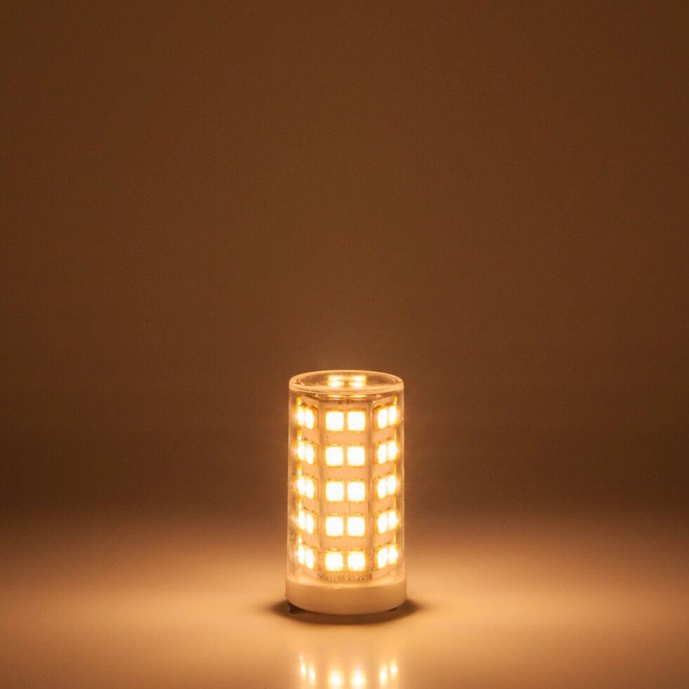 Лампа светодиодная G9 220 В 9 Вт кукуруза 750 лм, тёплый белый свет от компании ИП Фомичев - фото 1