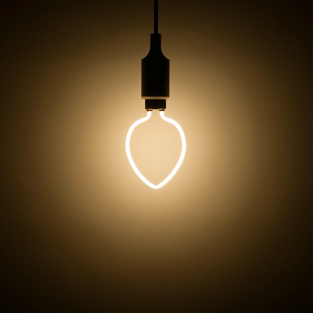 Лампа светодиодная Gauss Bulbless Heart E27 230 В 4 Вт свеча декоративная 390 лм, тёплый белый свет от компании ИП Фомичев - фото 1