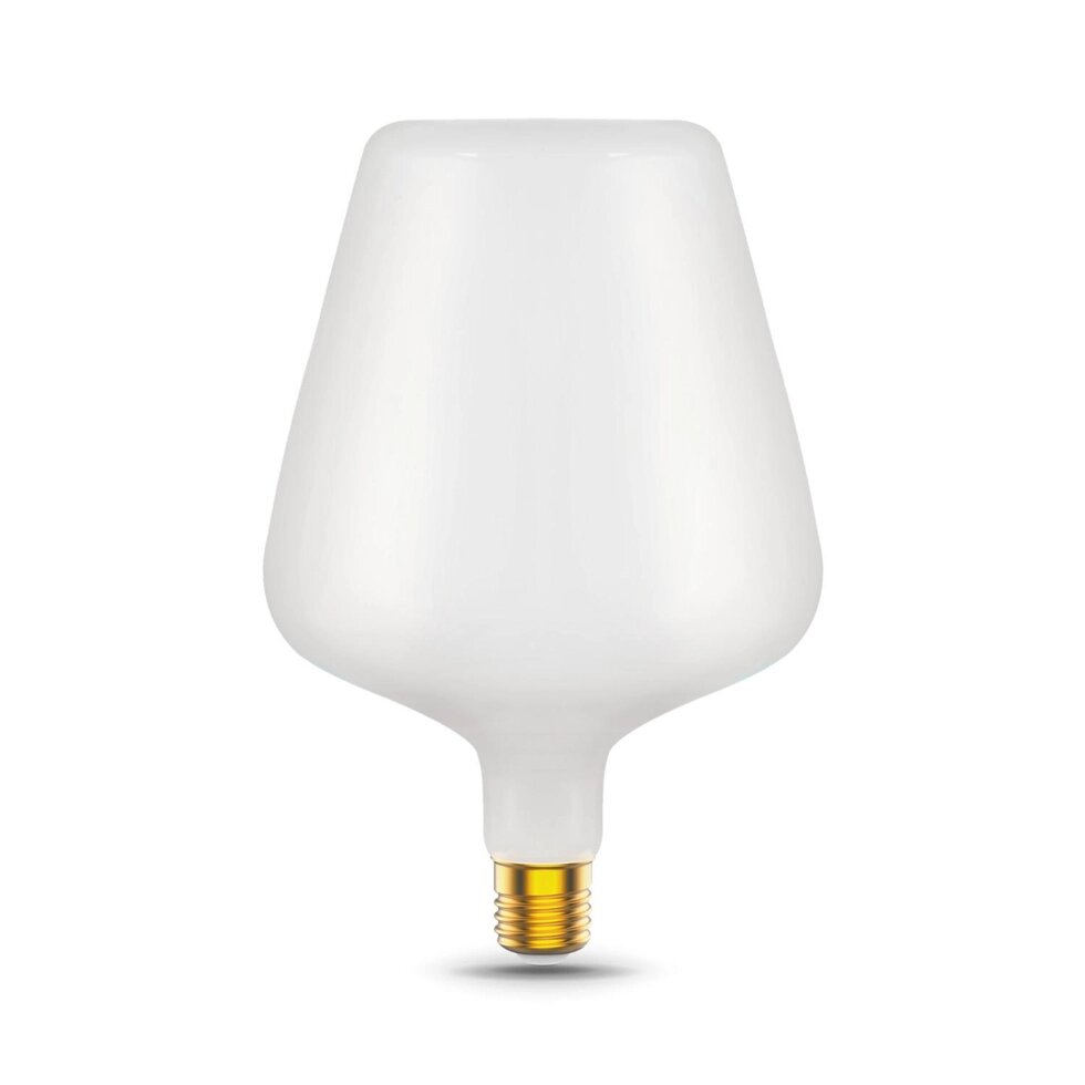 Лампа светодиодная Gauss Filament Milky V160 Е27 9 Вт 890 Лм нейтральный белый свет от компании ИП Фомичев - фото 1