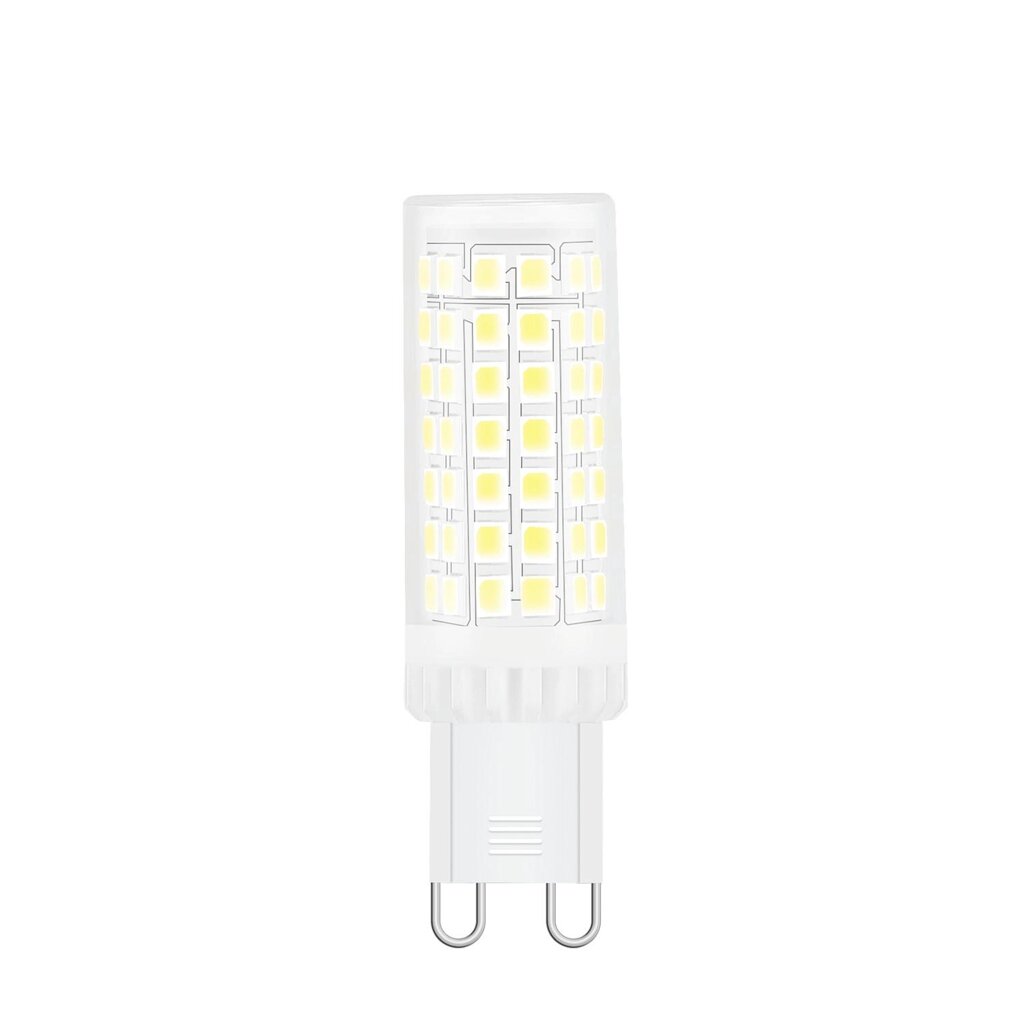 Лампа светодиодная Gauss G9 5.5 Вт нейтральный белый свет керамика, для диммера AC185-265V от компании ИП Фомичев - фото 1