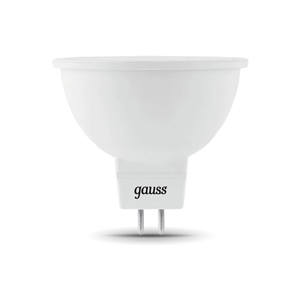 Лампа светодиодная Gauss MR16 GU5.3 5 Вт 530 Лм холодный белый свет, для диммера от компании ИП Фомичев - фото 1