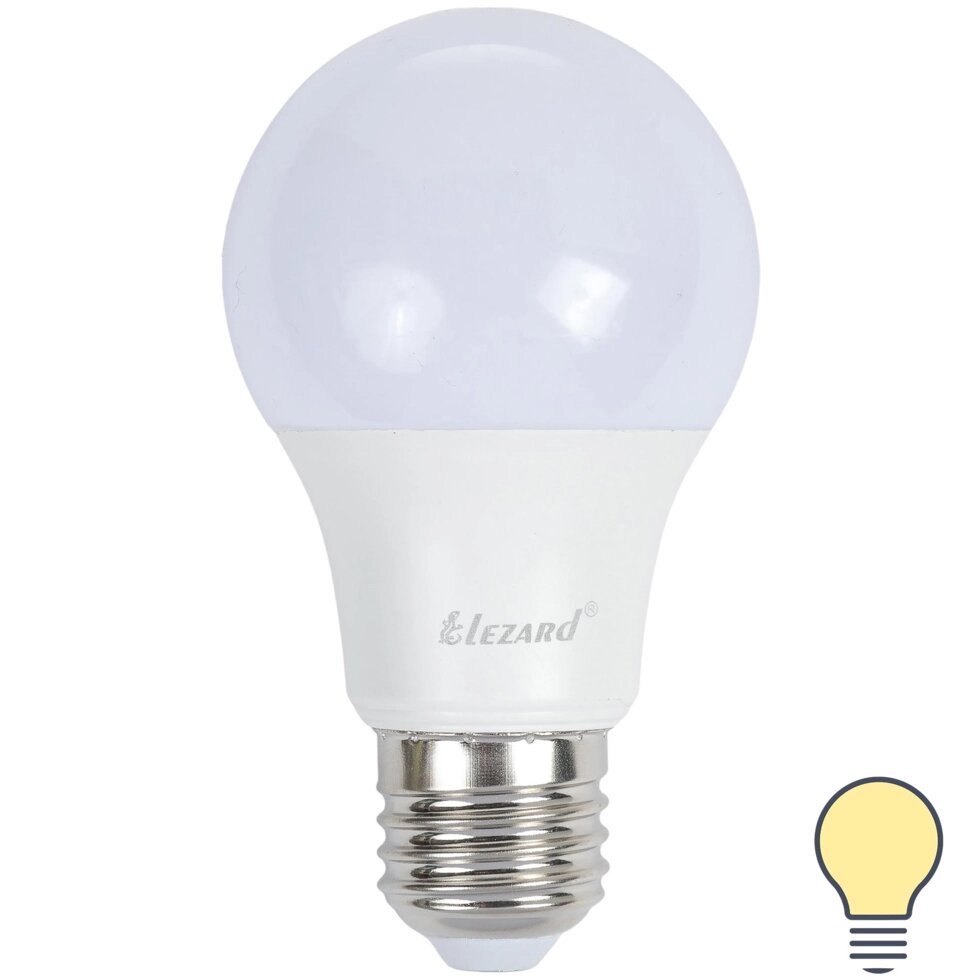 Лампа светодиодная Glob E27 220 В 11 Вт шар 920 лм, тёплый белый свет от компании ИП Фомичев - фото 1