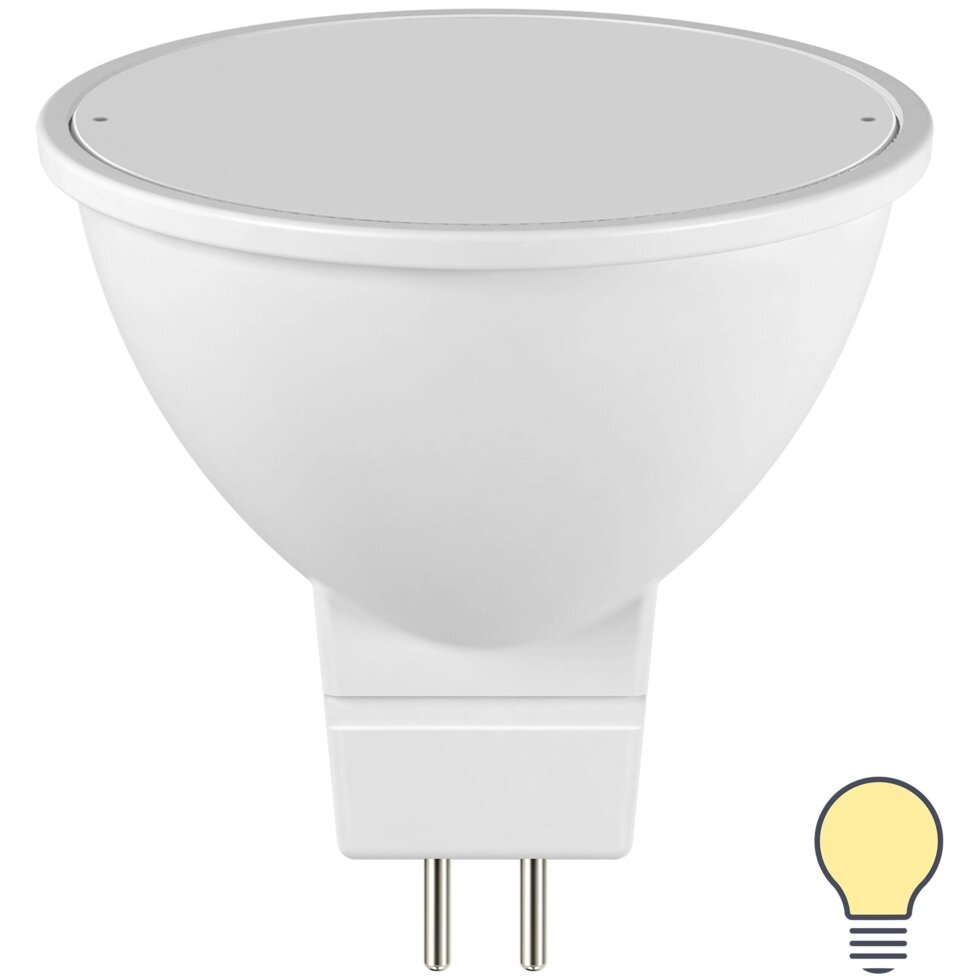 Лампа светодиодная Lexman Clear G5.3 175-250 В 6 Вт прозрачная 500 лм теплый белый свет от компании ИП Фомичев - фото 1