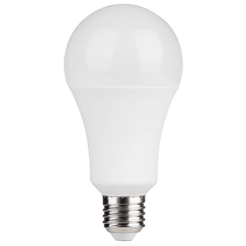 Лампа светодиодная Lexman E27 170-240 В 10 Вт груша матовая 1000 лм теплый белый свет от компании ИП Фомичев - фото 1