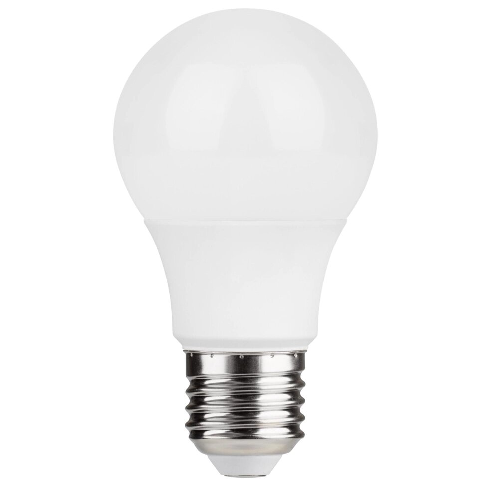Лампа светодиодная Lexman E27 170-240 В 7 Вт груша матовая 600 лм теплый белый свет от компании ИП Фомичев - фото 1