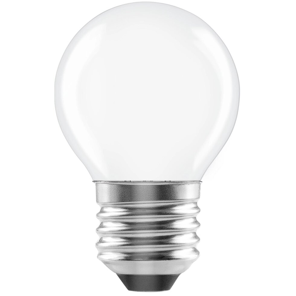 Лампа светодиодная Lexman E27 220-240 В 6 Вт шар матовая 750 лм нейтральный белый свет от компании ИП Фомичев - фото 1