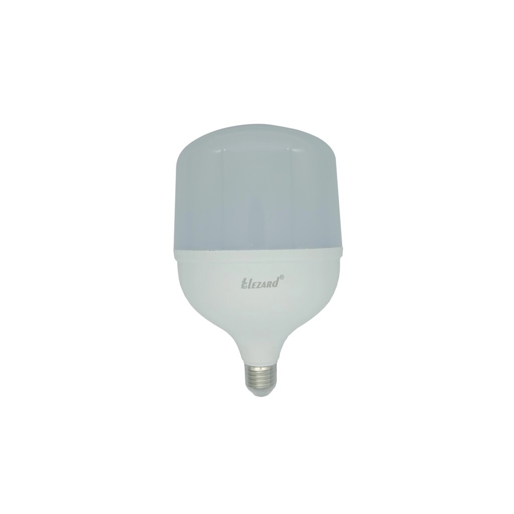 Лампа светодиодная Lezard E27 220 В 50 Вт груша матовая холодный белый свет от компании ИП Фомичев - фото 1