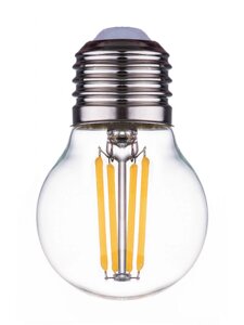 Лампа светодиодная нитевидная прозрачная шар G45 7 Вт 2700 К Е27 Фарлайт