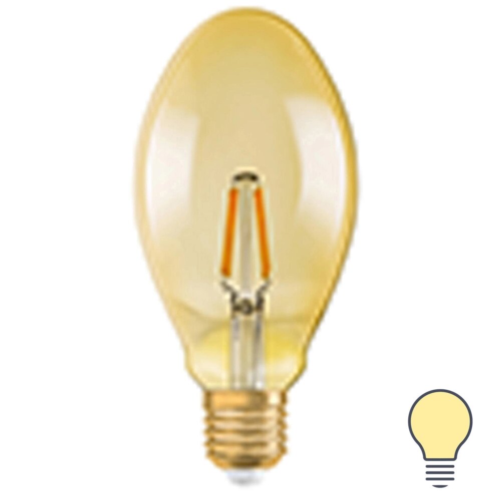Лампа светодиодная Osram филаментная E27 230 В 5 Вт/825 овал от компании ИП Фомичев - фото 1