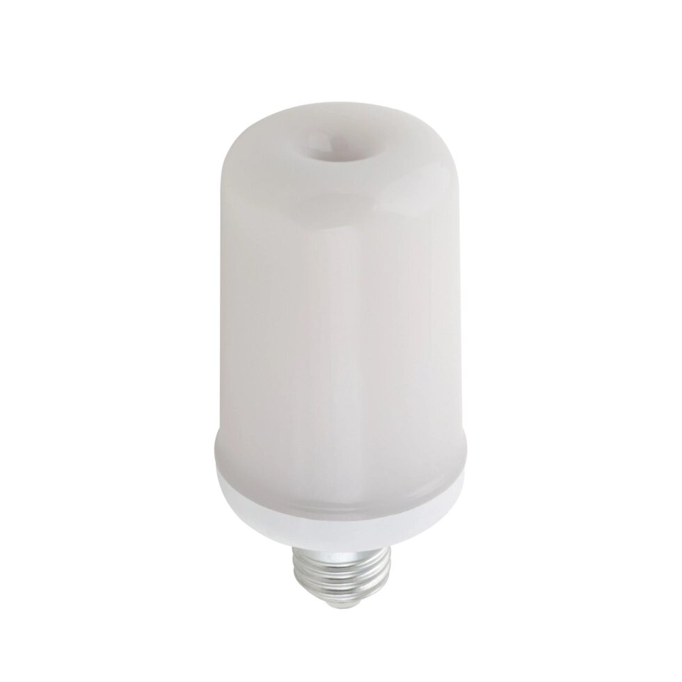 Лампа светодиодная Uniel E27 170-240 В 6 Вт цилиндр 300 лм с эффектом пламени, 3 режима свечения от компании ИП Фомичев - фото 1