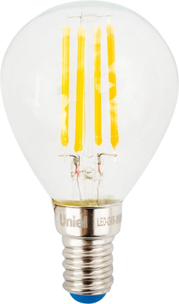 Лампа светодиодная Uniel шар E14 6 Вт 500 Лм, свет холодный от компании ИП Фомичев - фото 1