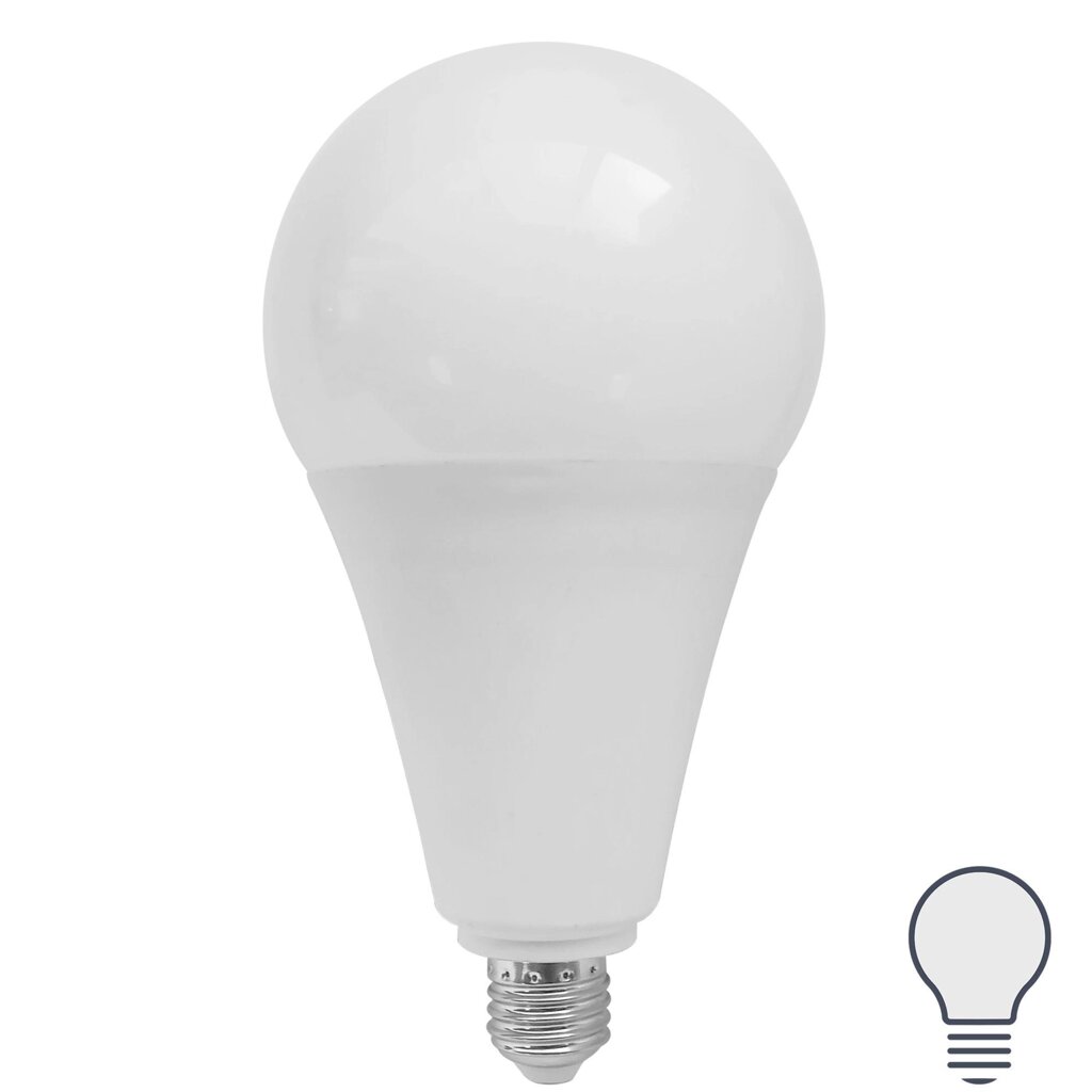 Лампа светодиодная Volpe A120 E27 175-250 В 45 Вт груша 3600 лм нейтральный белый цвет света от компании ИП Фомичев - фото 1