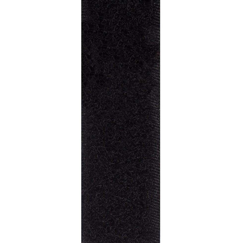 Лента-липучка самоклеящаяся 19 мм 46 см, цвет чёрный от компании ИП Фомичев - фото 1