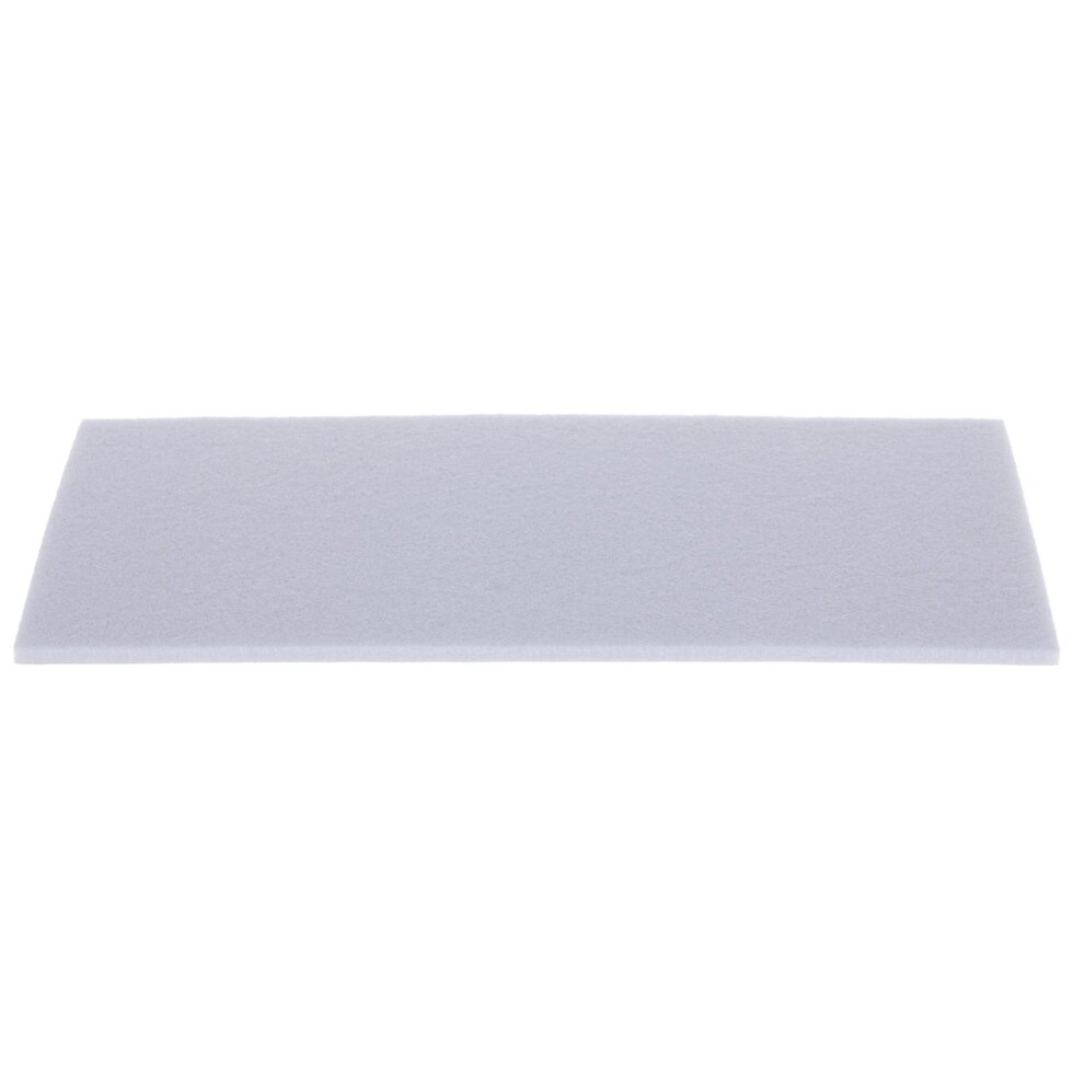 Лист фетра Standers 200x100 мм, прямоугольные, войлок, цвет белый от компании ИП Фомичев - фото 1