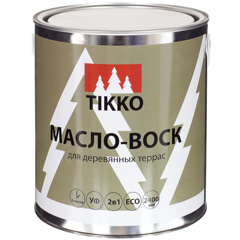 Масло для наружных работ Tikko цвет белый 2.4 л от компании ИП Фомичев - фото 1