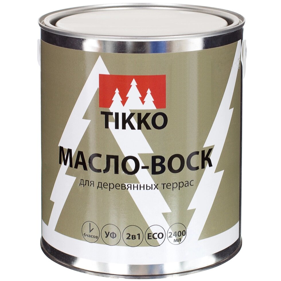 Масло для наружных работ Tikko цвет палисандр 2.4 л от компании ИП Фомичев - фото 1