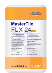 MBS MasterTile FLX 24( Flexmortel) клей для кафеля белый 25кг