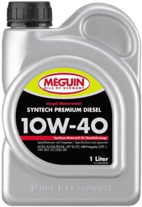 Моторное масло пол. дизел. Motorenoel Syntech Premium Diesel SAE 10W-40 (5л) 4637