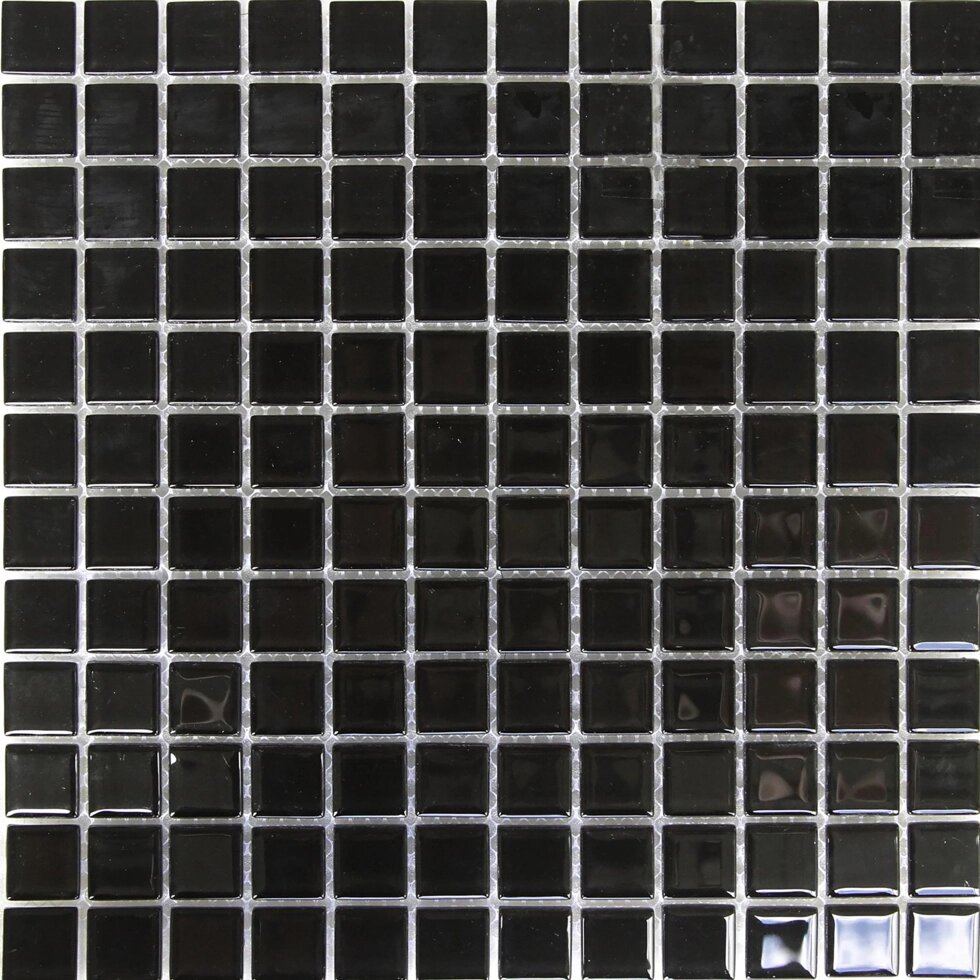 Мозаика Artens 30х30 см стекло цвет чёрный от компании ИП Фомичев - фото 1