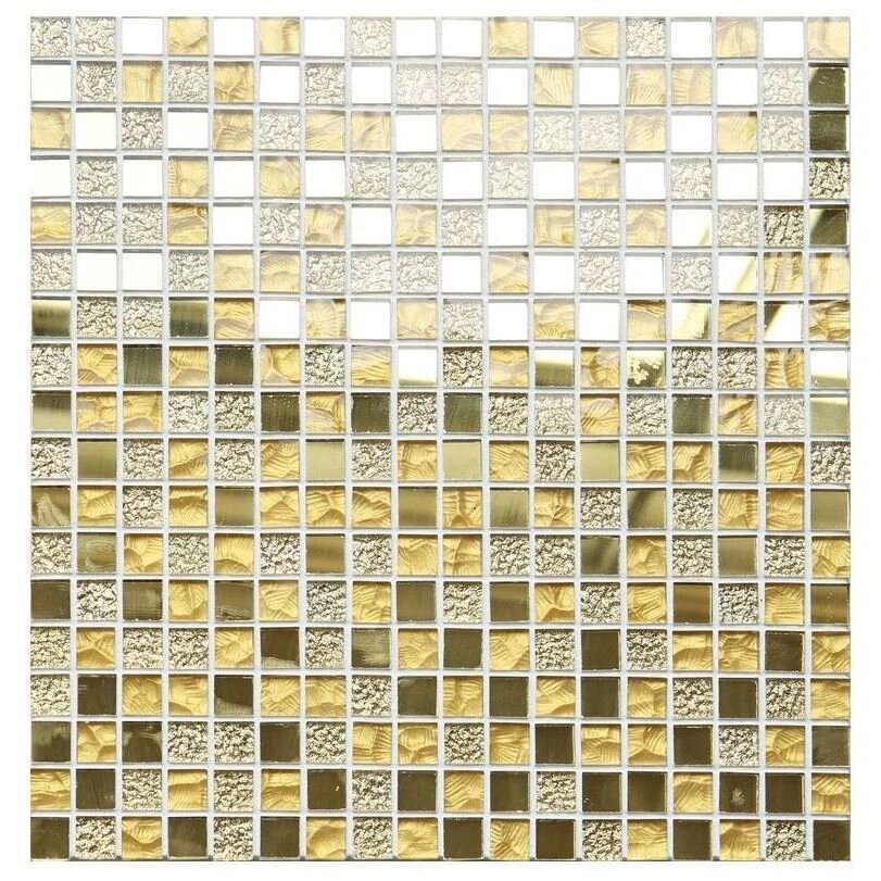 Мозаика Artens «Gold», 30х30 см, стекло, цвет желтый от компании ИП Фомичев - фото 1