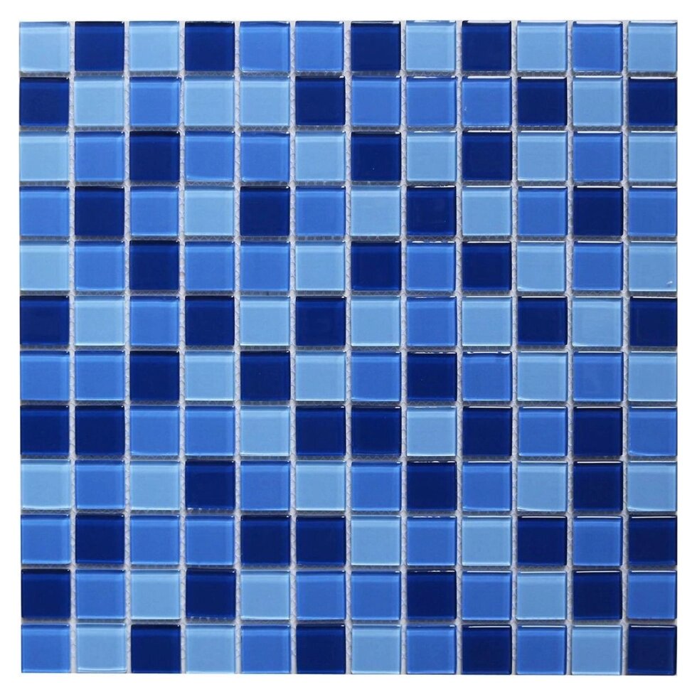 Мозаика Artens «Shaker», 30х30 см, стекло, цвет синий/голубой от компании ИП Фомичев - фото 1