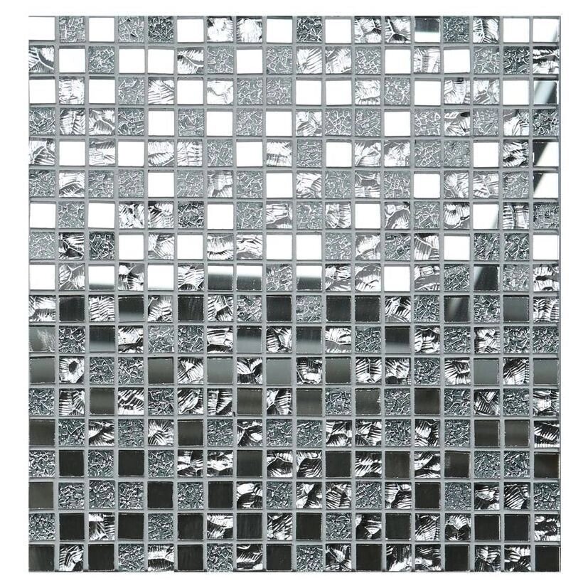 Мозаика Artens Silver 29,7х29,7 см стекло цвет серый от компании ИП Фомичев - фото 1