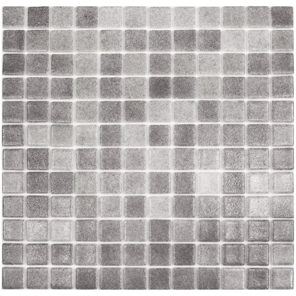 Мозаика стеклянная Pix Antislip 31.7х31.7 см цвет серый от компании ИП Фомичев - фото 1