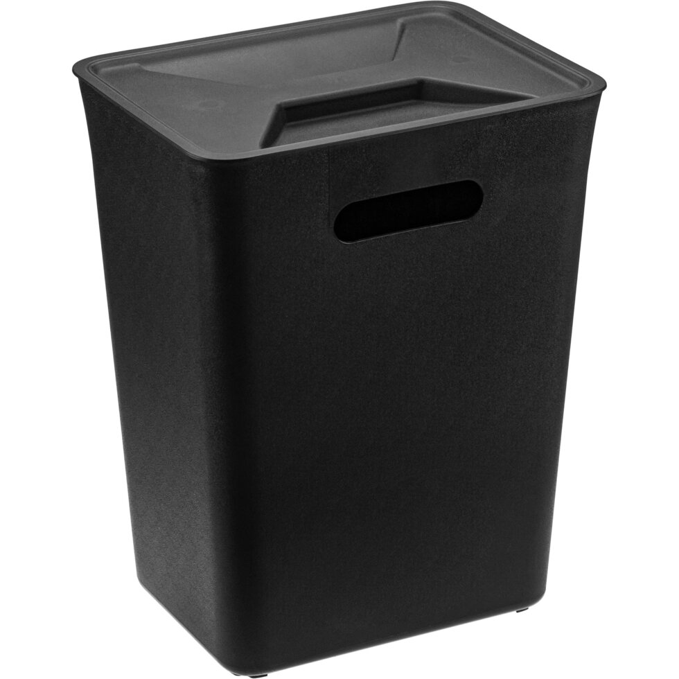 Набор для раздельного сбора мусора Idea 2 контейнера цвет черный от компании ИП Фомичев - фото 1